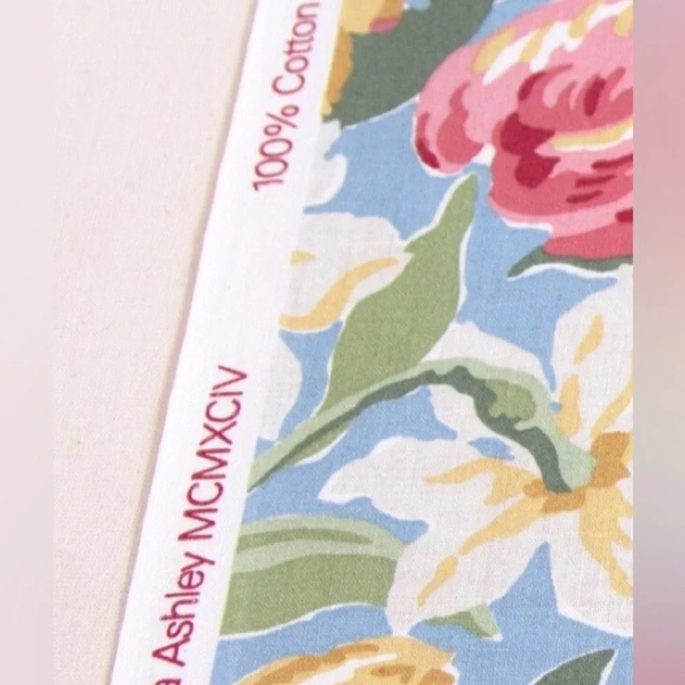 Rare Vintage Laura Ashley Tulips 3 window valances 1990’s rare